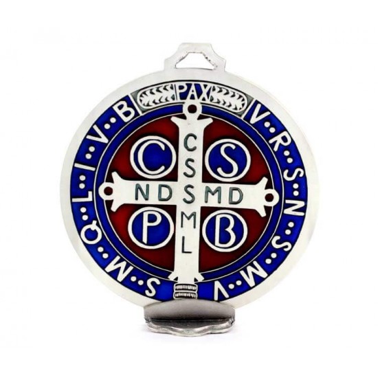 Medalla San Benito esmaltada Diámetro 13 cm 2780064