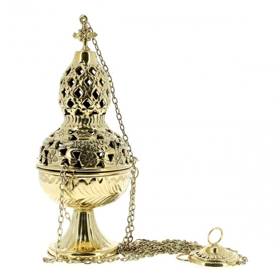 Fish Metallic Gold Incense Holder