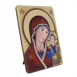 Icona Madonna di Kazan alluminio 25x33 cm Cipolletti