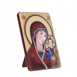 Icona Madonna di Kazan alluminio 10x14 cm Cipolletti