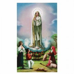 Immagine cartoncino Madonna di Fatima-A 7x12 cm 100 pz