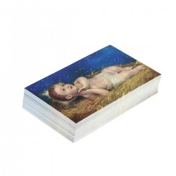 Immagine Gesù Bambino di Betlemme 7x12 cm 100 pz