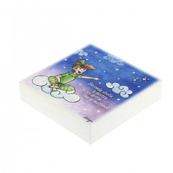 Quadretto con Peter Pan 10x10 cm