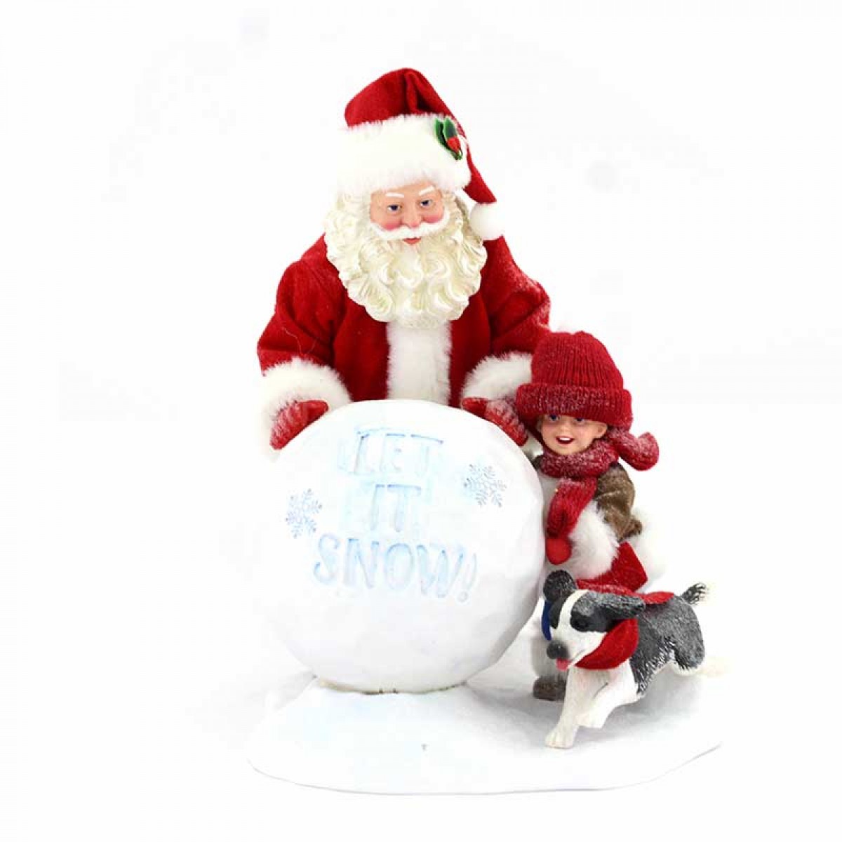 Babbo Natale Lascia che nevichi 27 cm Dept. 56 6008611 - 2420028