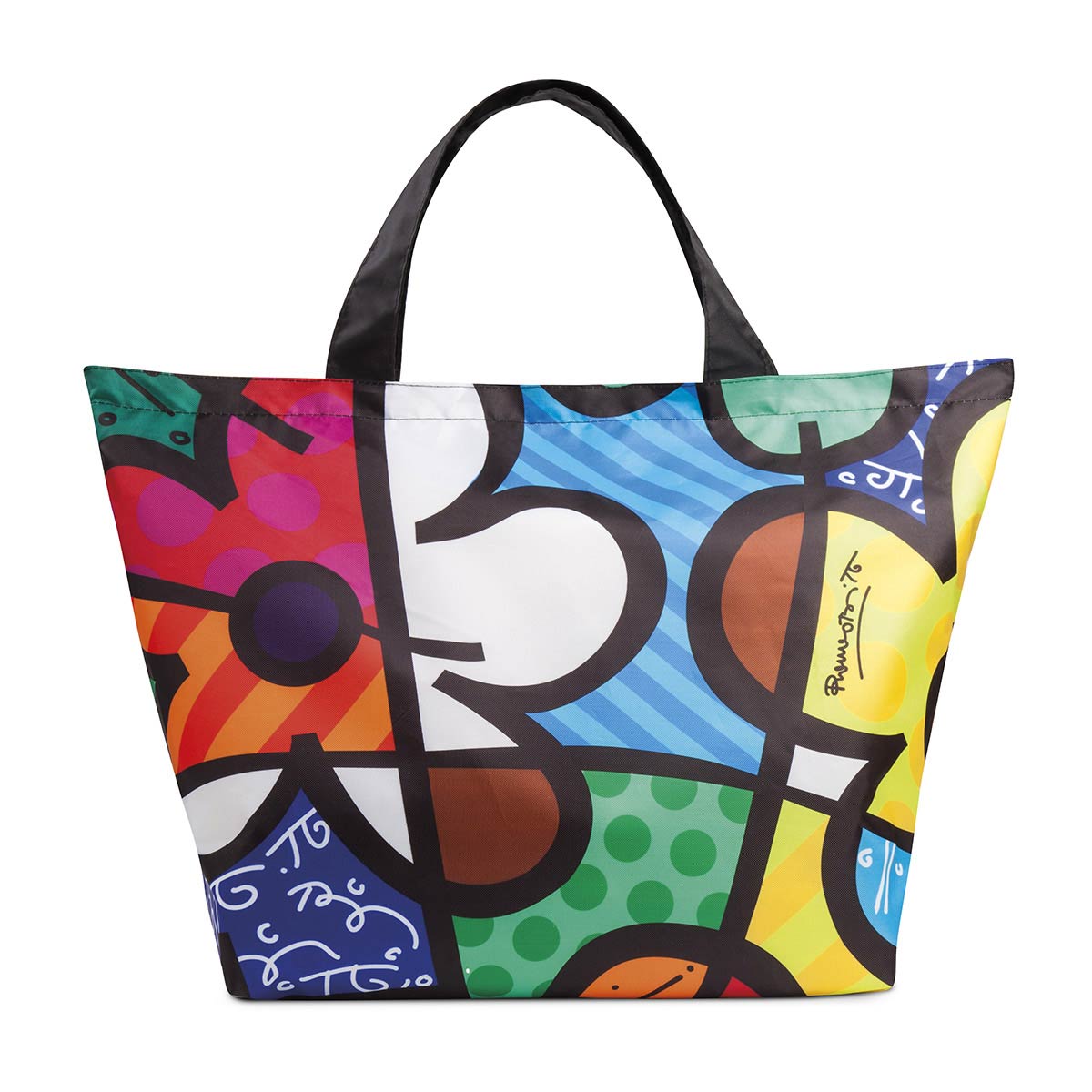 Set 2 Tazzine Caffè con piattino Fiore 6 cm Romero Britto Egan - 24600646 