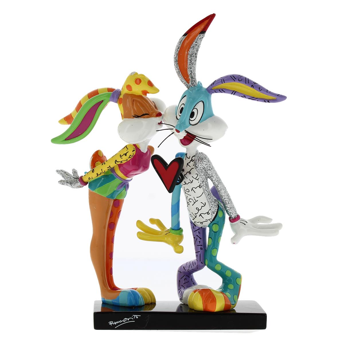 Lola kissing Bugs Bunny 21 cm Looney Tunes by Britto 4058185