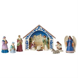 Set Natività 10 pezzi 17 cm Jim Shore 6015451