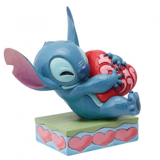 Stitch con corazón 12,5 cm Disney Traditions 6014316 - 252001031