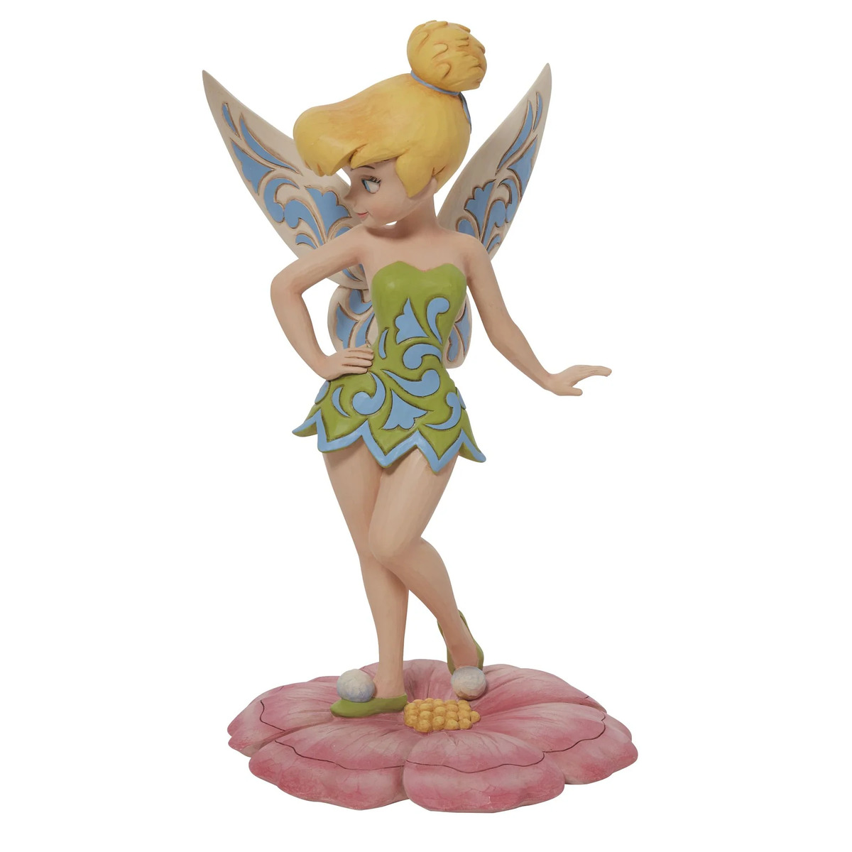 Statuetta Trilli seduta su un fiore collezione Disney Traditions