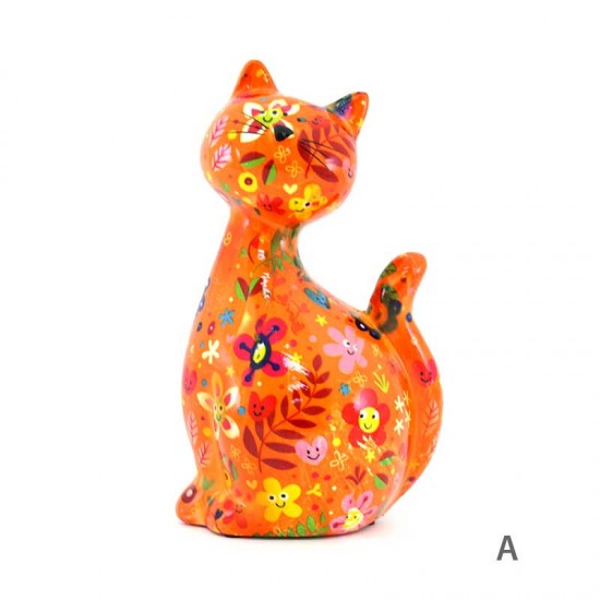 Salvadanaio Da Rompere Gatto IN Ceramica 