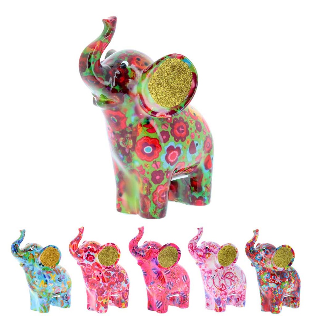 Salvadanaio Da Rompere Ceramica Elefante Vintage