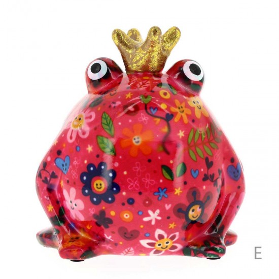 Pomme-pidou Freddy Red Frog Piggy Bank
