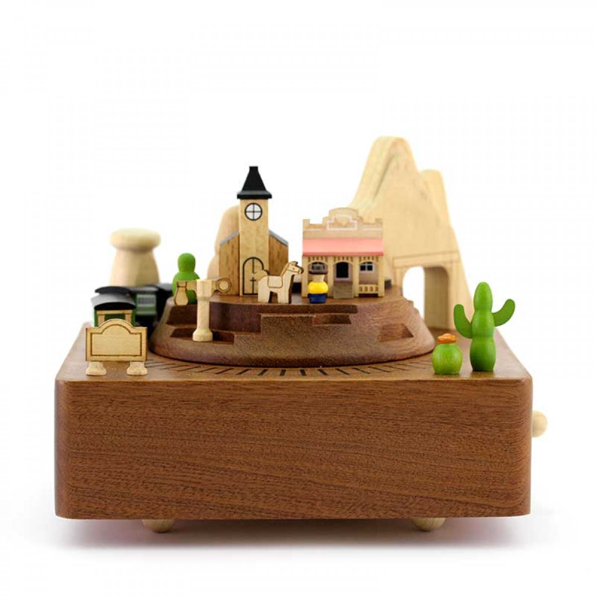 Carillon treno old west 14x12x14 cm Wooderful Life - 900017 