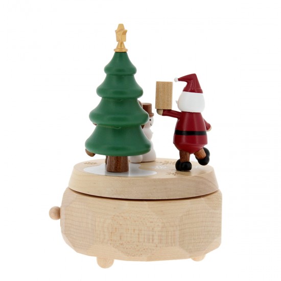 Carillon Babbo Natale e amici 10x15 cm Wooderful Life - 900028 