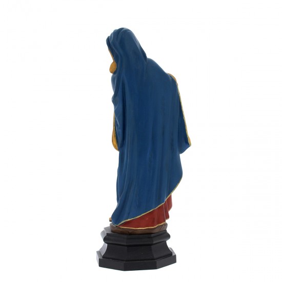 Statua Madonna Addolorata in legno stile 700 35 cm - 154001466 