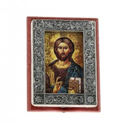 Icona mini Cristo Pantocratore 4X5 cm