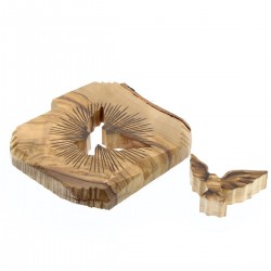 Colomba Spirito Santo legno 10x11 cm