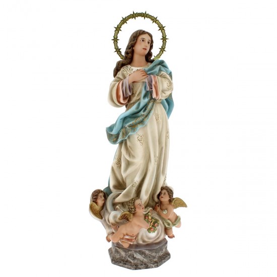 Statua Madonna Assunta del Murillo h. 40 cm. | Artesacrashop