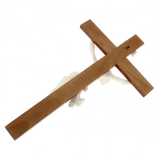 Crucifijo pared de 34 cm en resina : 21.90 euros