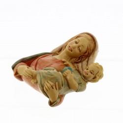 Placca Madonna con Bambino polietilene 7x9 cm