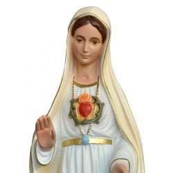 Statua Madonna di Fatima in resina 65 cm