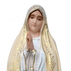 Statua Madonna di Fatima in resina 85 cm