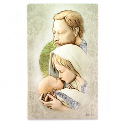 Quadro Sacra Famiglia 31x50 cm