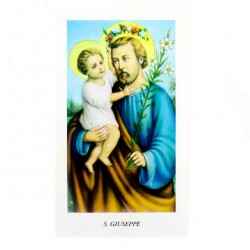 Immagine San Giuseppe-C con preghiera 6x11 cm 100 pz