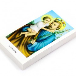 Immagine San Giuseppe-C con preghiera 6x11 cm 100 pz