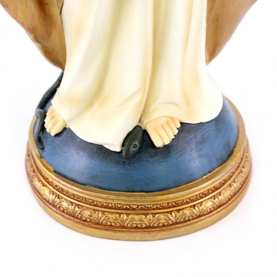 Our Lady of Miracles Colored Resin Statue 40 cm - 154001064