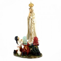 Statua Madonna di Fatima con pastorelli 39 cm