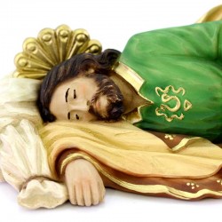 Statua San Giuseppe dormiente in resina 30 cm