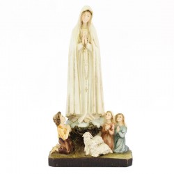 Statua Madonna di Fatima con pastorelli 26 cm