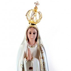 Statua Madonna di Fatima in plastica 95 cm