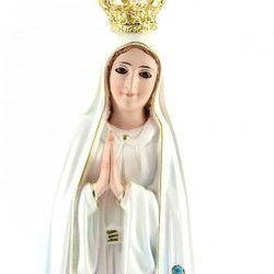 Statua Madonna di Fatima plastica 35 cm