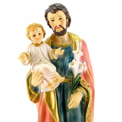 Statua San Giuseppe in resina 20 cm