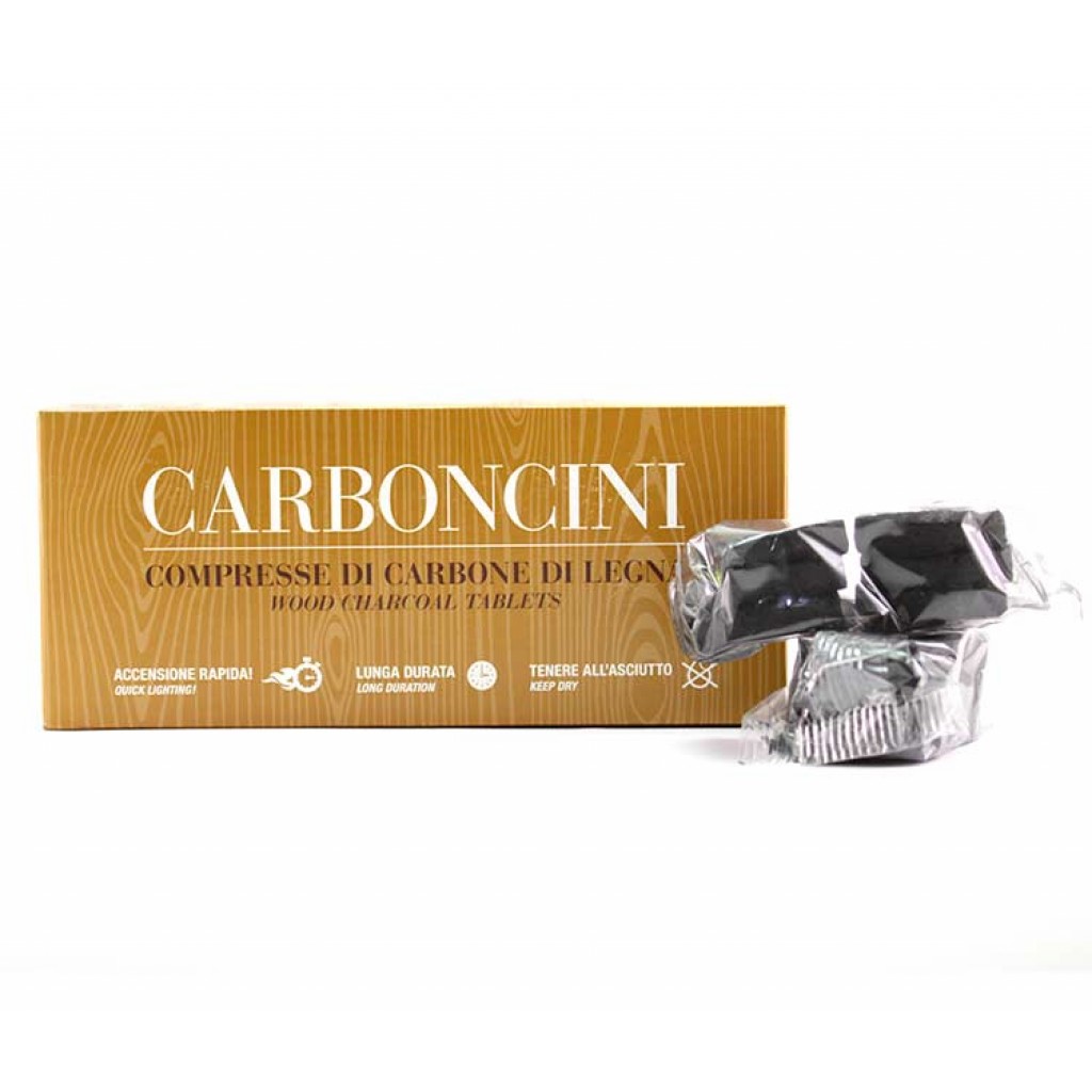 Carboncini di Legna per Incenso - Accensione rapida scatola da 90 pz. –