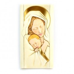 Quadro Amore Materno in ceramica 30x16 cm Collezione Shan