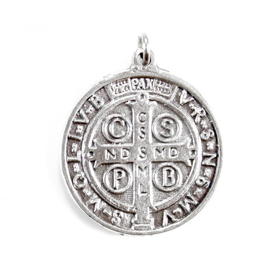 Rosario di San Benedetto cm. 54 con medaglie e croce in metallo - Ovunque  Proteggimi