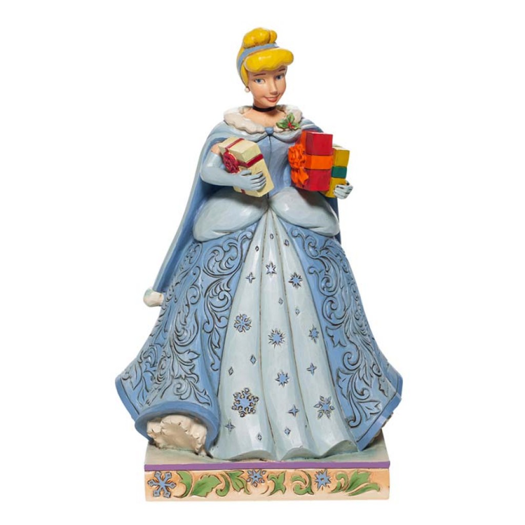 Cinderella with christmas gifts 18 cm Disney Traditions 6007065